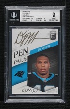 2018 Donruss Elite Pen Pals Gold Ink DJ Moore #PP-DJM BGS 9 MINT Auto rf2