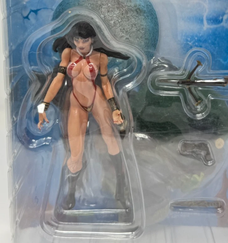 2000 Vampirella esculpido Clayburn Moore Harris quadrinhos Moore colecionável de ação - Imagem 2 de 4