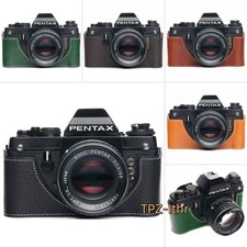 For Pentax LX Handmade Genuine Real Leather Half Camera Case Bag Cover