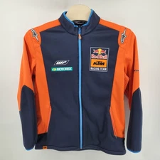 KTM Racing Team Jacket XXL Full Zip Orange Softshell Motorex Alpinestars Redbull
