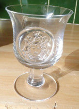 Dartington Crystal Glass Royal Wedding Chalice Regency Goblet Charles & Diana