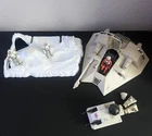 Vintage Star Wars Hoth Lot Snowspeeder (Parts), Turret, Hoth Playset w/Figures