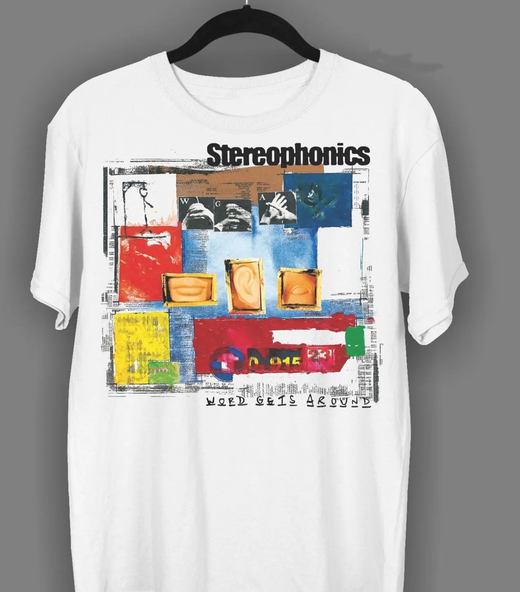 Stereophonics T-shirt WORD GETS AROUND arctic monkeys oasis blur
