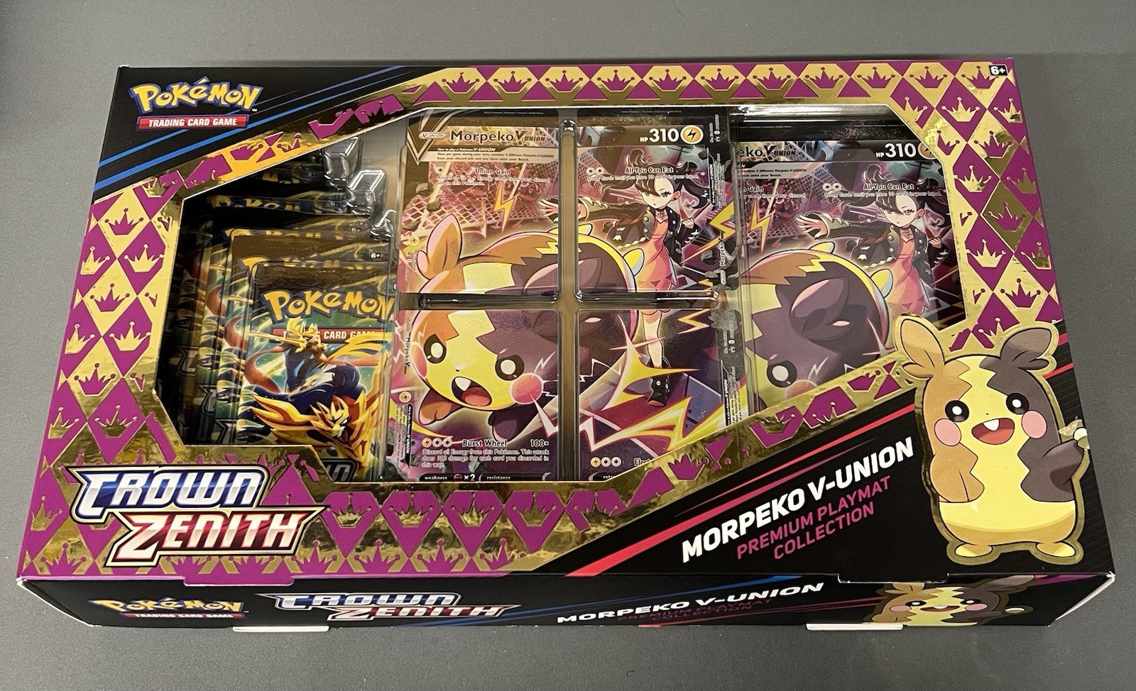 Pokémon  - Crown Zenith - Morpeko V-Union Premium Playmat Collection Box