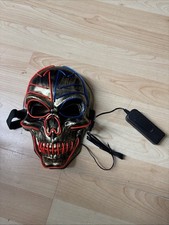 Halloween LED Light Up Skeleton Mask