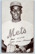 Choo Choo Coleman American Baseball Player Catcher Sports Mets Exhibit Card