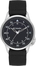 Columbia Gents Watch with Black Dial and Black Nylon Strap CSS15-001