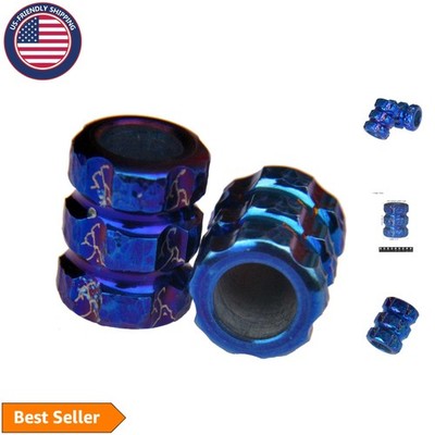 Set of 2  Titanium Cylindrical Pendant Beads for DIY Accessories