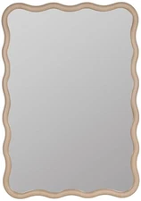 Candace 28" x 40" Maple Wood Wall Mirror