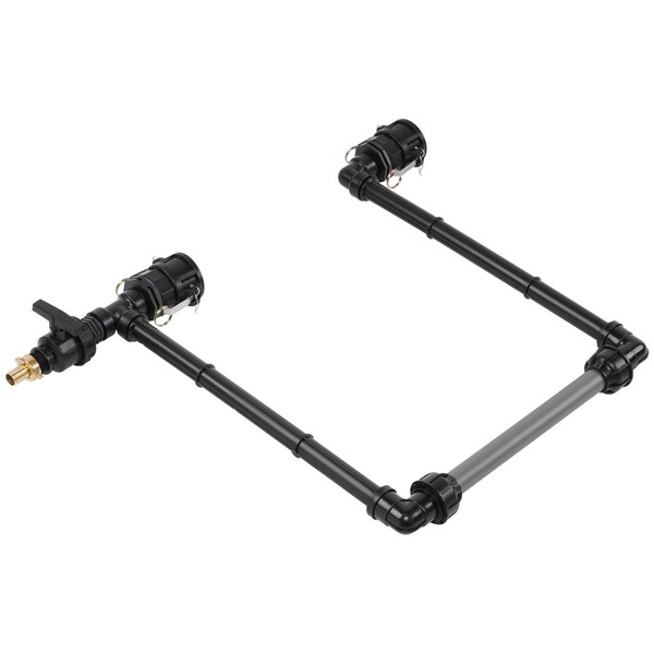 " Ibc Adapter 2\" Camlock Dose - 2 Ibc Hintereinander Tankverbindung Rohr"-image