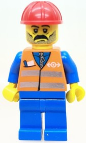 LEGO&reg; Train City Railway Workers Railway Employee Set 4512 4513 4514 10027 - trn001