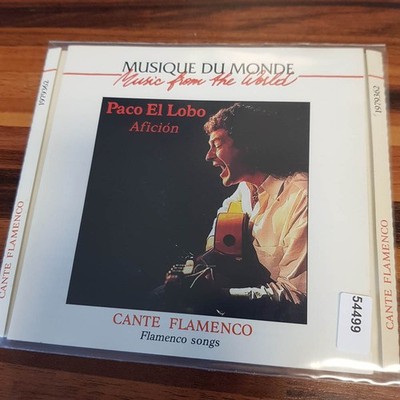 PACO EL LOBO aficion VG+/VG (CD Album, Latin, Buda)