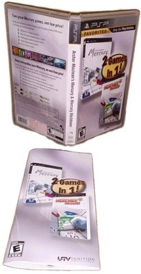 Archer MacLean's Mercury & Mercury Meltdown (Sony PSP, 2010) Cover & Manual Only