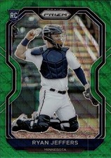 2021 Panini Prizm Green Wave Prizm #30 Ryan Jeffers Minnesota Twins