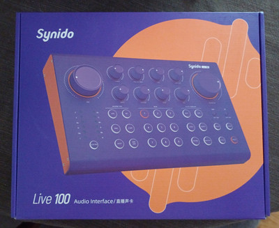 Synido Live 100 USB Desktop Audio Interface 2-Channel 24-bit/96kHz Phantom