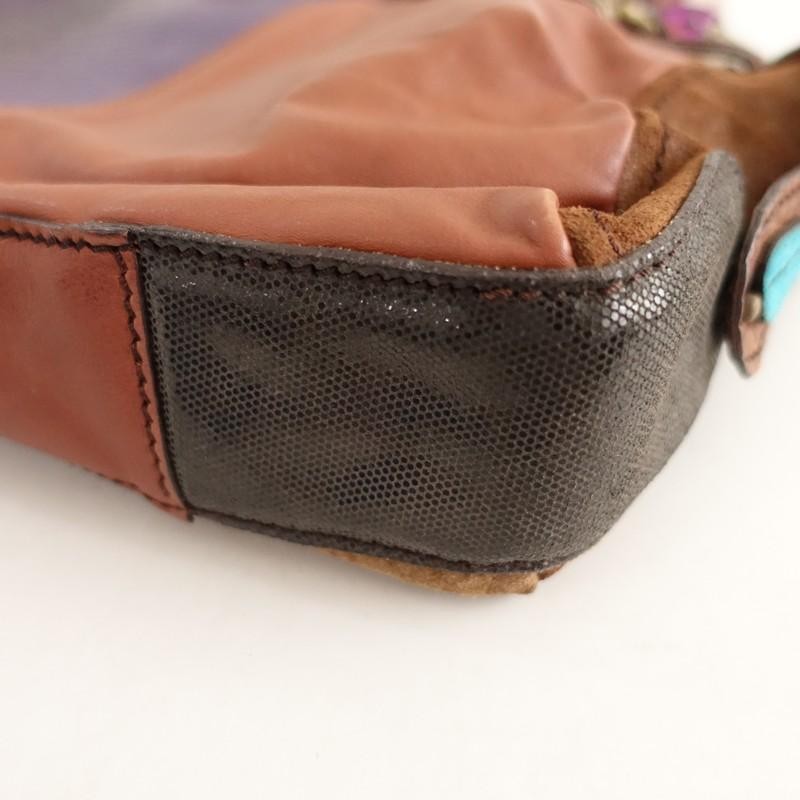 Jamin Puech Patchwork Shoulder Bag Leather Brown … - image 16