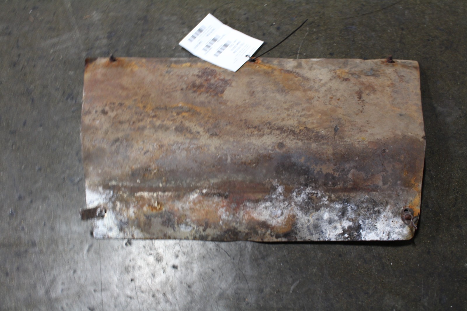 Ferrari 308, Rear Exhaust Heat Shield, Fire Dmg, Used, P/N 116615