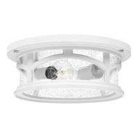 AußEnleuchte Haus IP44 Weiß E27 Vintage Design Glas Deckenleuchte AußEn