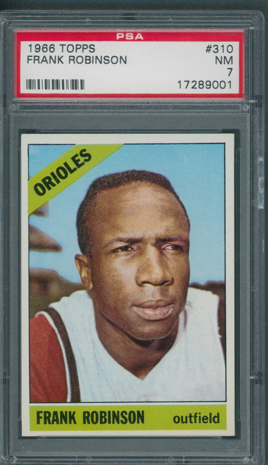 1966 Topps #310 Frank Robinson PSA NM 7 *9001