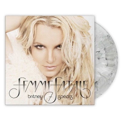Britney Spears / FEMME FATALE / MARBLED VINYL: WHITE / BLACK (LP) / Sony Music 