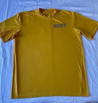 U.S. Navy Soffe Physical Training (PT) Short Sleeve Shirt Size L New Balance