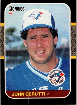 1987 Donruss John Cerutti Rookie Toronto Blue Jays #442