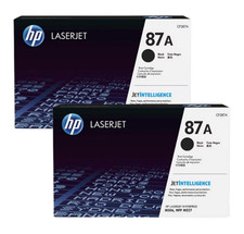 HP 87A Lot of 2 Black Toner Cartridge (CF 287A) Sealed Box