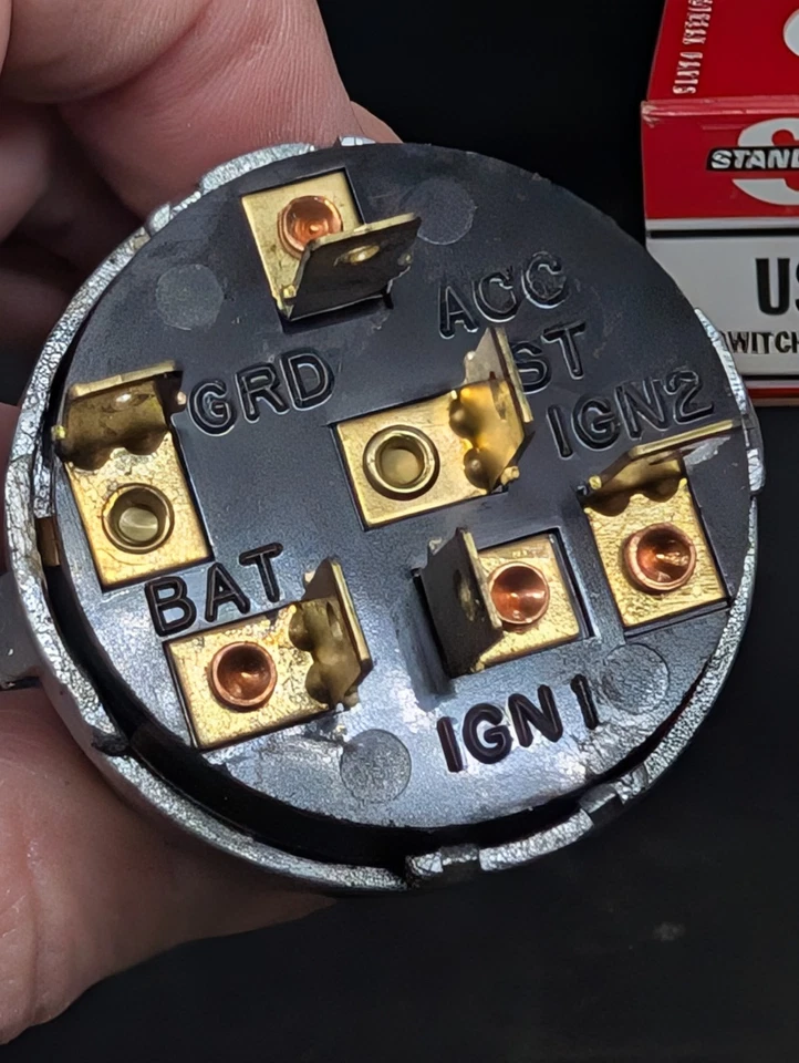 Interruptor de encendido imperial Dodge Chrysler Plymouth 1969 NORS CH2551 286463 MOPAR Foto 3 de 4