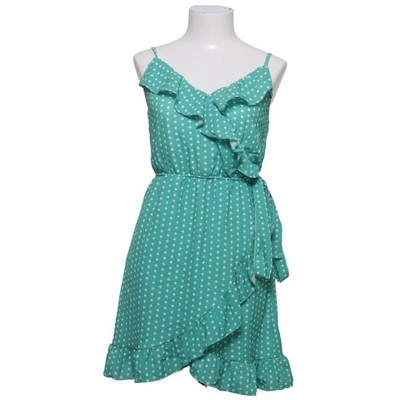 Koton, Wickelkleid, Größe: 38, Grün/Weiß, Gepunktet, Damen #xRs