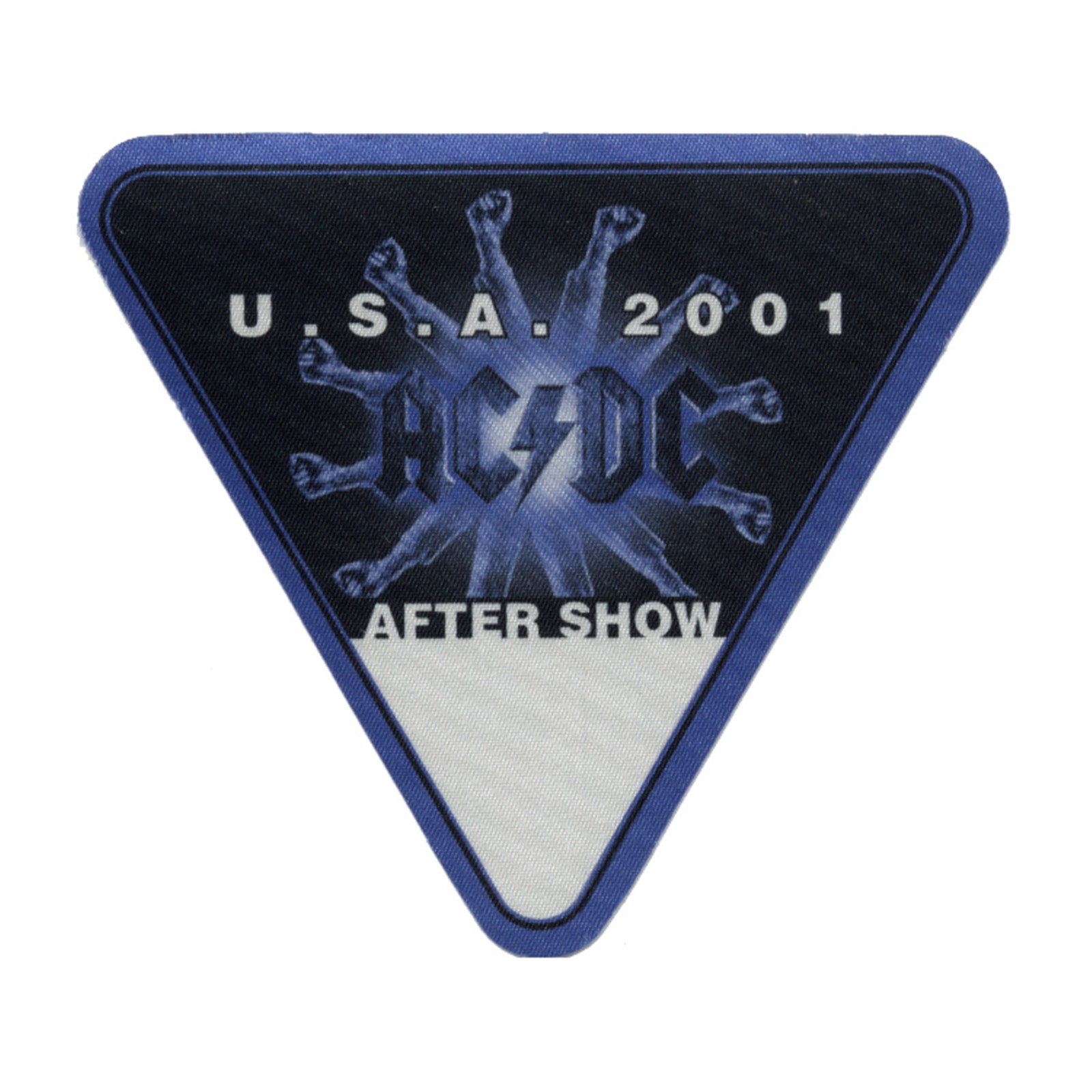 AC/DC 2001 Stiff Upper Lip Concert Tour After Show Backstage Pass - USA ...