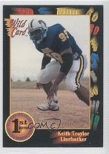1991 Wild Card Draft Keith Traylor #149 Rookie RC 0c4. rookie card picture