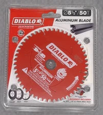 Diablo Aluminum Cutting Saw Blade 5-1/2" X 50 Tooth D055050NMX - Blade Only