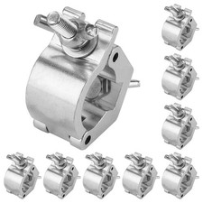 10 Pack Heavy Duty Aluminum Stage Lighting Clamps, 220lbs for 30-36mm Truss Tube