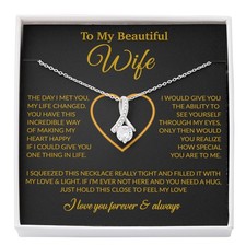 To My Wife Necklace, Gift For Wife, Anniversary Gift For Wife, Necklace For Wife