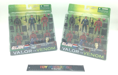 Hasbro G.I. Joe Valor VS Venom TOMAX & XAMOT Crimson Guard Force