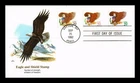 DR JIM STAMPS US COVER EAGLE AND SHIELD 29C FIRST DAY ISSUE COMBO FLEETWOOD
