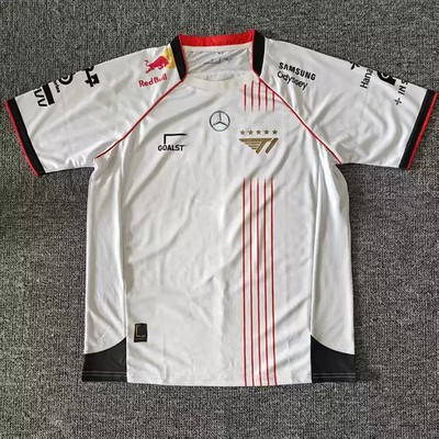 2025 New LCK Team T1 Uniform Jersey S15 TShirt Faker Zofgk LOL TEE White T-shirt