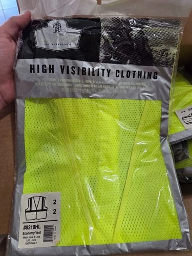 15 - GloWear 8210HL Hi-Visibility Reflective Safety Vest, L/XL - product listing photo
