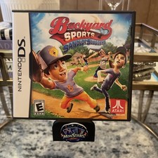 Atari Backyard Sports Sandlot Sluggers Nintendo DS Baseball Touch Screen