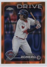 2024 Topps Pro Debut Chrome Orange Lava Refractor /25 Mikey Romero #PDC-44 10k8