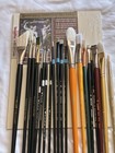 Lot 20 Artist Oil Paint Brushes Rosemary Trekell Princeton New + Used + Panel — photo 2