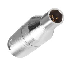 QIANRENON 3Pin XLR auf Mini XLR Kopfh&ouml;rer Mikrofon Konverter Adapter - Audio