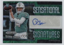 2025 Panini Prizm Sensational Signatures Green Scope /75 Quinn Ewers Auto 1th0