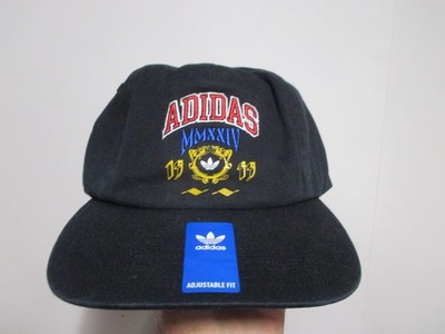 ADIDAS (M-5 VARSITY RELAXED) HAT (ADJUSTABLE) NWT BLACK W/RAISED 1911 LOGO COOL!