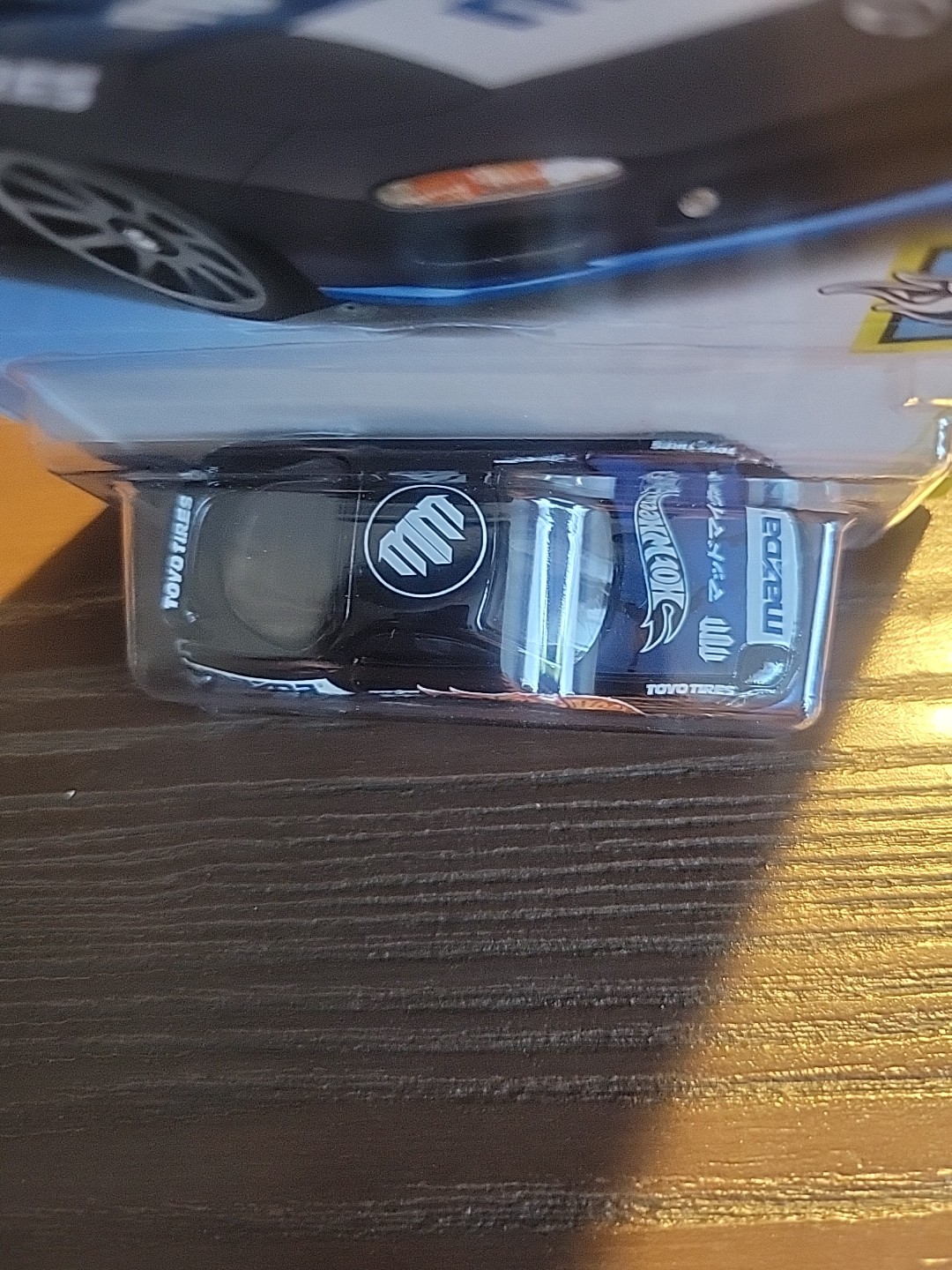 2017 Hot Wheels Speed Graphics 95 Mazda RX-7 Black SLIGHT DAMAGE ON CARD BOTTOM 