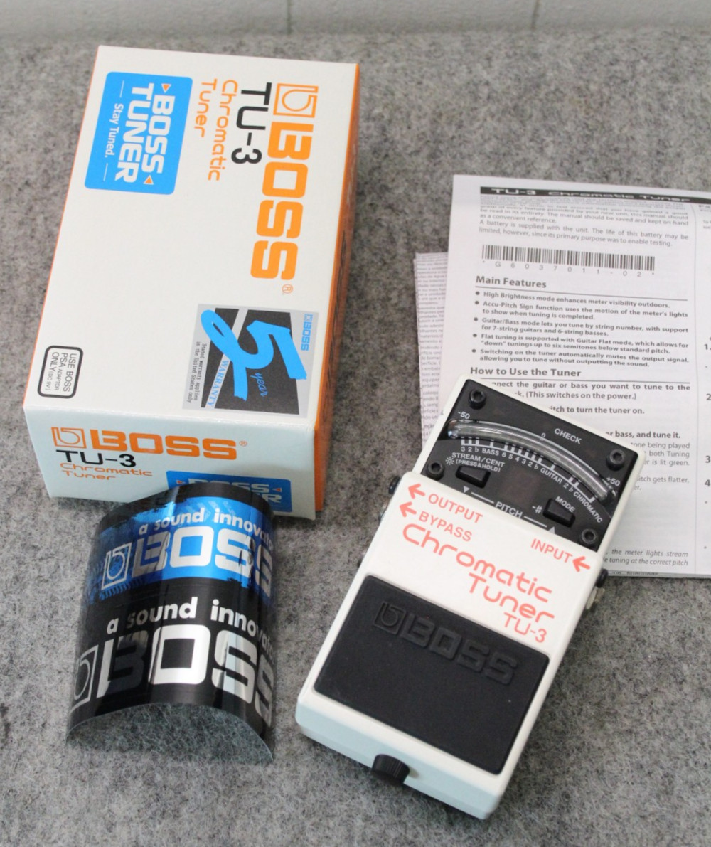 Boss TU-3 Chromatic Tuner Guitar Pedal EXCELLENT IN BOX