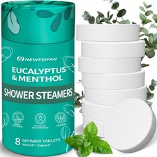 Eucalyptus  Menthol Aromatherapy Shower Steamers 8 Pack Essential Oil
