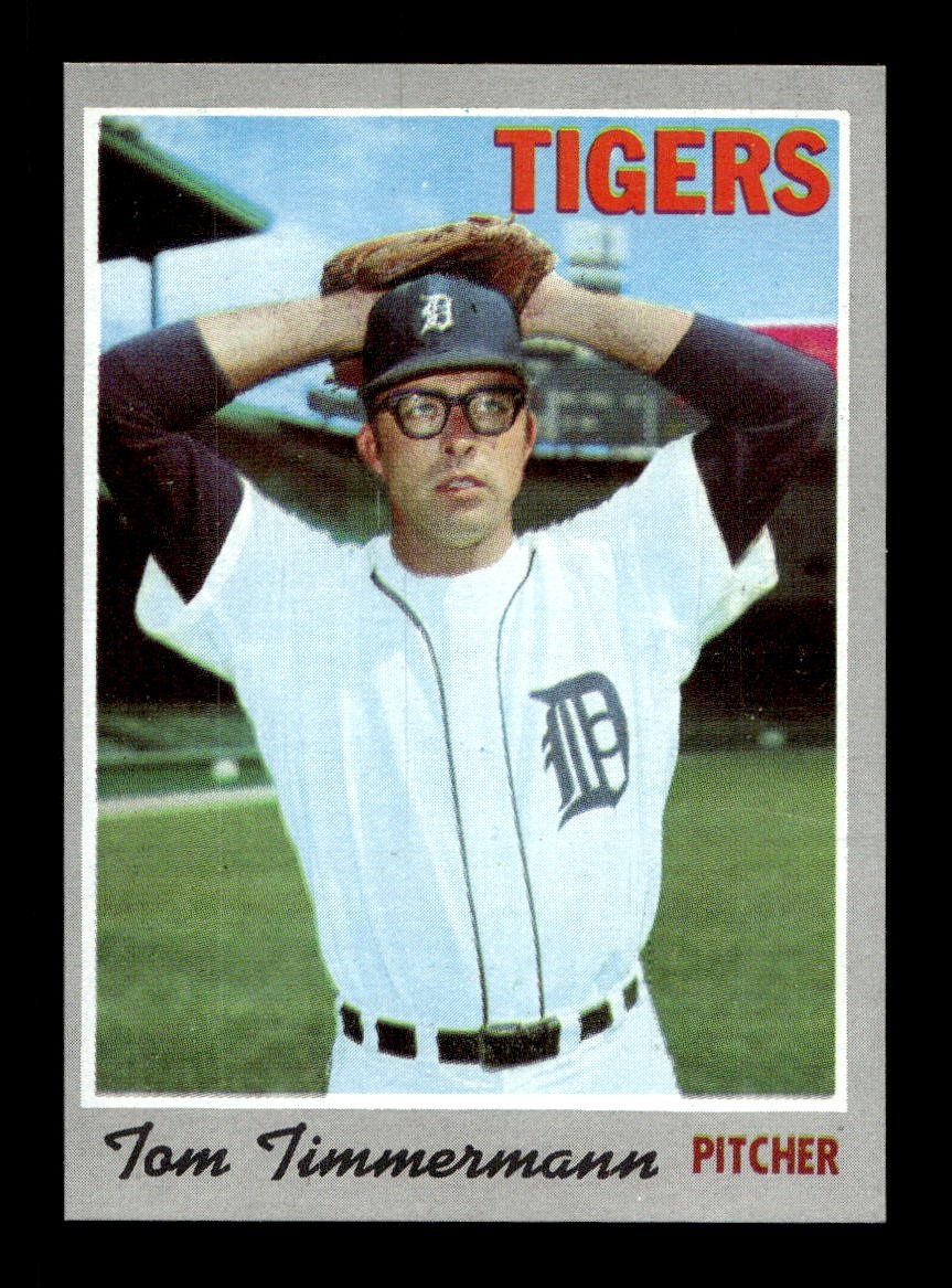 1970 Topps #554 Tom Timmermann Tigers EX-MT+ *9q