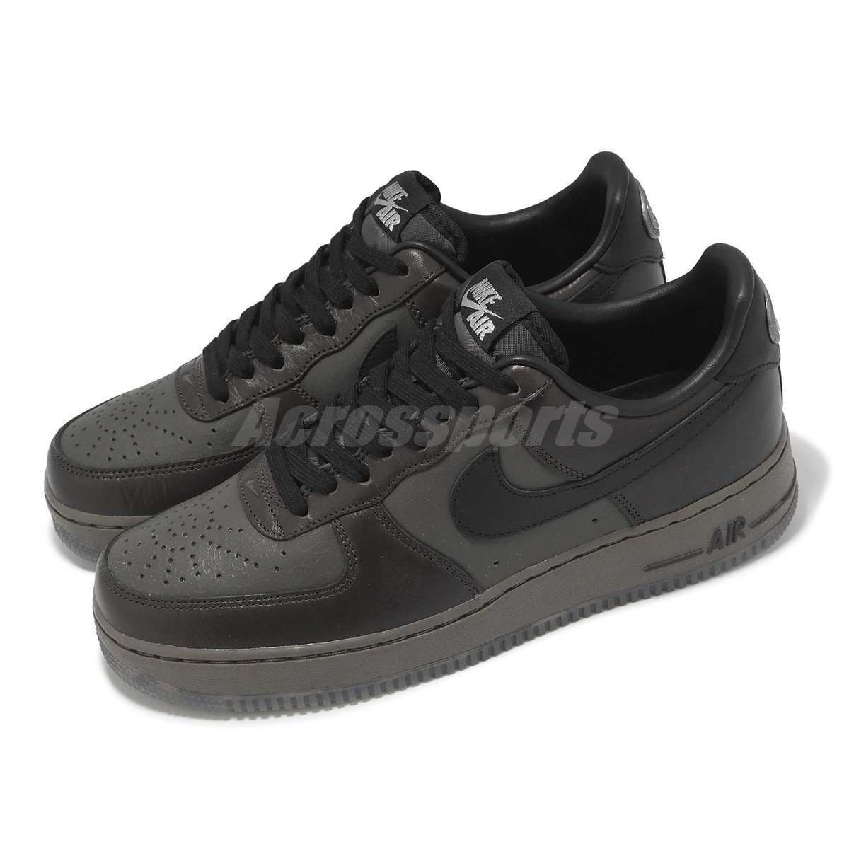 Nike Air Force 1 ブラックレザー Nike Air Force 1 Low AF1 Paris Black Tea Brown Men Unisex Casual