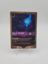Disney Lorcana - Will O' The Wisp 51/P3 FOIL Promo Card TCG Wilds Unknown